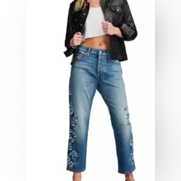 Lucky Brand Embroidered Jeans 8/29 - Picture 5 of 5